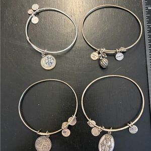 Alex and Ani Silver Charm Bracelet Collection